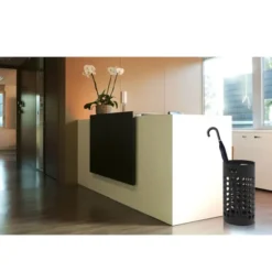 Porte-parapluie Slim - polypropylène - noir