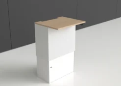 Poste de consultation informatique Nova - réglable en hauteur