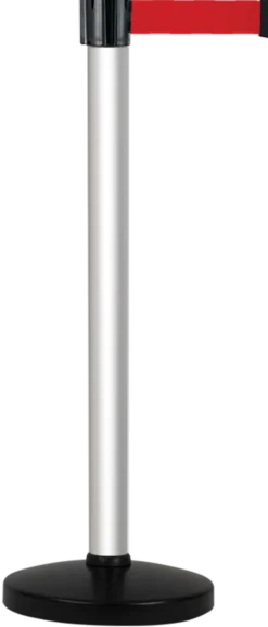 Poteau de guidage à sangle - aluminium anodisé - sangle 3 m