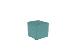 Pouf B Free - 42,50 x 42,50 cm - textile enduit