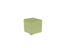 Pouf B Free - 42,50 x 42,50 cm - textile enduit - sur roulettes