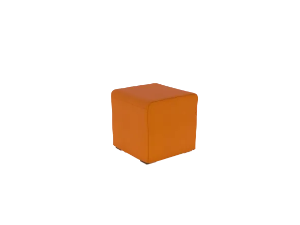 Pouf B Free - 42,50 x 42,50 cm - tissu G - sur roulettes