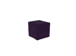 Pouf B Free - 42,50 x 42,50 cm - tissu S - sur roulettes