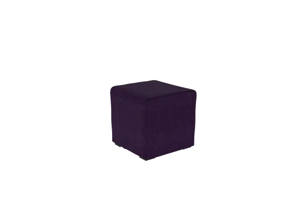 Pouf B Free - 42,50 x 42,50 cm - tissu S - sur roulettes
