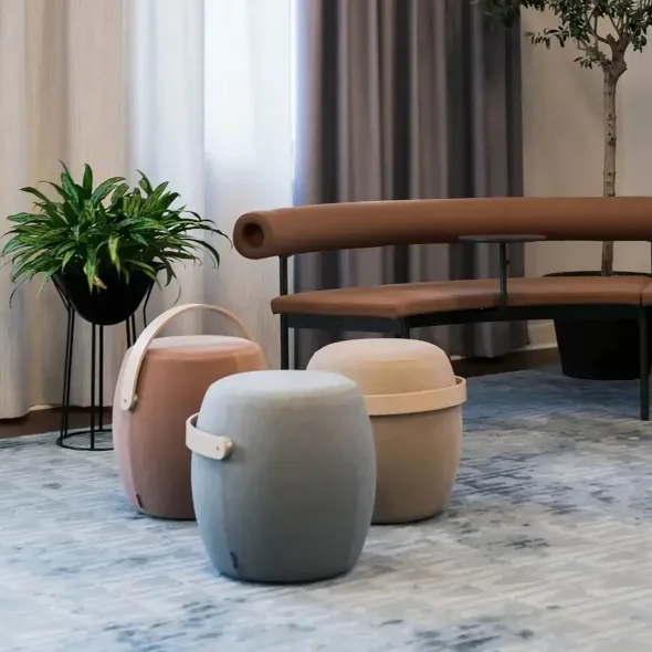 Pouf Carry On - tissu