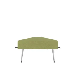 Pouf d'angle 60° Modul@ - tissu N - pieds métal