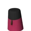 Pouf Kulbu tout tapissé textile enduit lisse