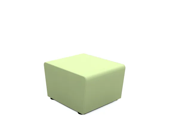 Pouf Mendi - textile enduit grainé