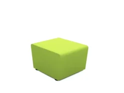 Pouf Mendi - textile enduit uni