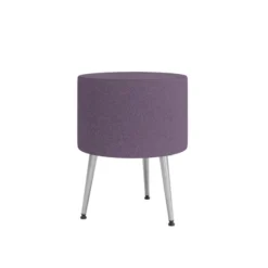 Pouf Modul@ Ø 45 x h. 58 cm - tissu D - pieds métal