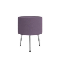 Pouf Modul@ Ø 45 x h. 58 cm - tissu D - pieds métal