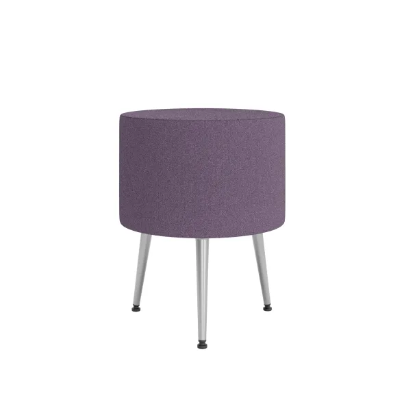 Pouf Modul@ Ø 45 x h. 58 cm - tissu D - pieds métal