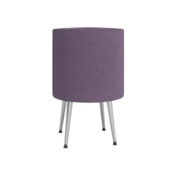 Pouf Modul@ Ø 45 x h. 69 cm - tissu D - pieds métal