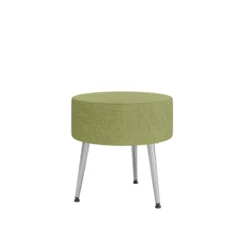 Pouf Modul@ Ø 45 x h. 45 cm - tissu N - pieds métal