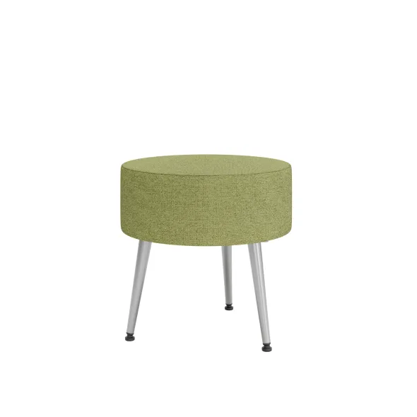 Pouf Modul@ Ø 45 x h. 45 cm - tissu N - pieds métal