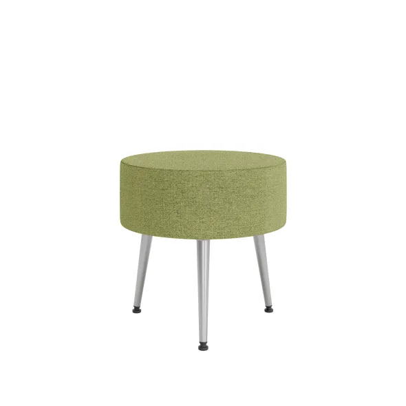 Pouf Modul@ Ø 45 x h. 45 cm - tissu N - pieds métal