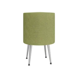 Pouf Modul@ Ø 45 x h. 69 cm - tissu N - pieds métal