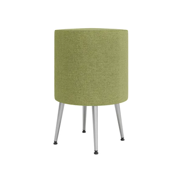 Pouf Modul@ Ø 45 x h. 69 cm - tissu N - pieds métal