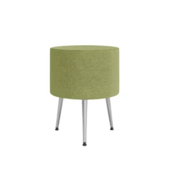 Pouf Modul@ Ø 45 x h. 58 cm - tissu N - pieds métal
