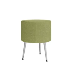 Pouf Modul@ Ø 45 x h. 58 cm - tissu N - pieds métal