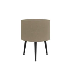 Pouf Modul@ Ø 45 x h. 58 cm - tissu V - pieds métal