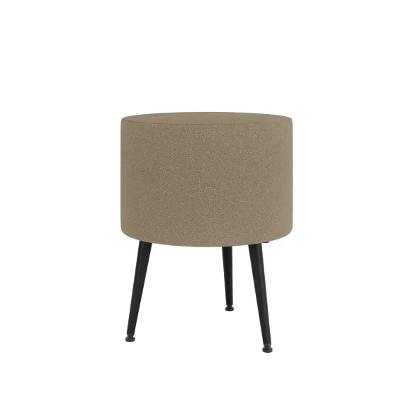 Pouf Modul@ Ø 45 x h. 58 cm - tissu V - pieds métal