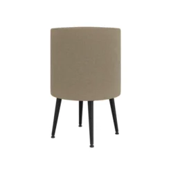 Pouf Modul@ Ø 45 x h. 69 cm - tissu V - pieds métal