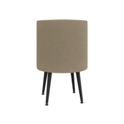 Pouf Modul@ Ø 45 x h. 69 cm - tissu V - pieds métal