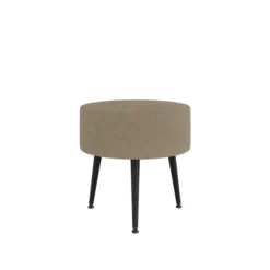 Pouf Modul@ Ø 45 x h. 45 cm - tissu V - pieds métal