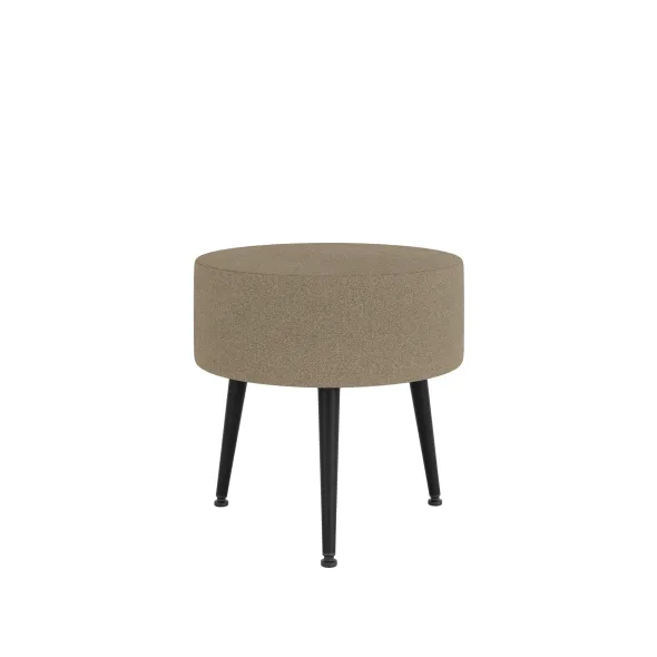Pouf Modul@ Ø 45 x h. 45 cm - tissu V - pieds métal
