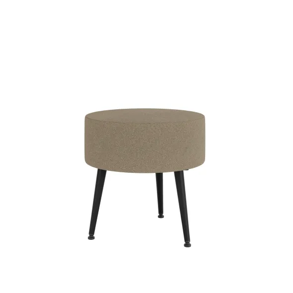 Pouf Modul@ Ø 45 x h. 45 cm - tissu V - pieds métal