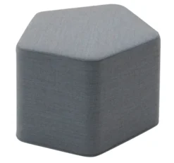 Pouf pentagone Lake - textile enduit