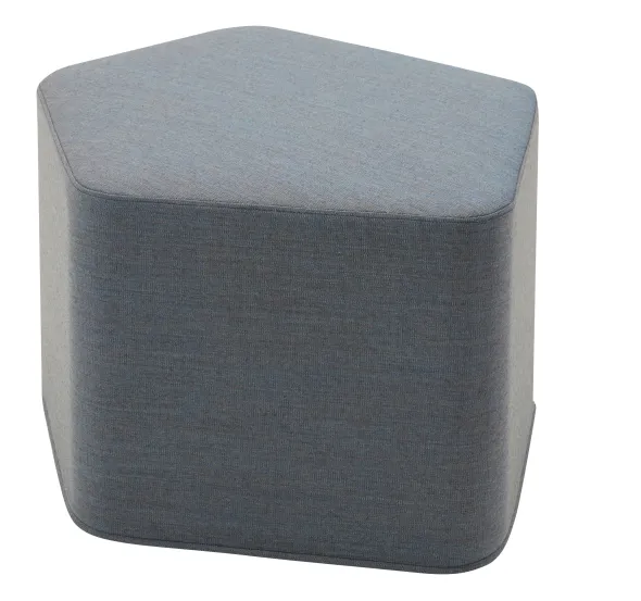 Pouf pentagone Lake - tissu