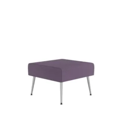 Pouf 1 place Modul@ - tissu D - pieds métal