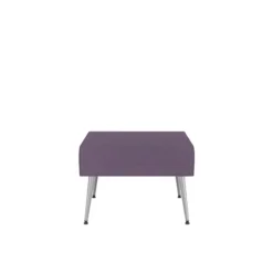 Pouf 1 place Modul@ - tissu D - pieds métal