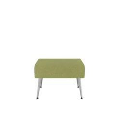 Pouf 1 place Modul@ - tissu N - pieds métal