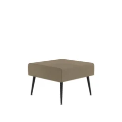 Pouf 1 place Modul@ - tissu V - pieds métal
