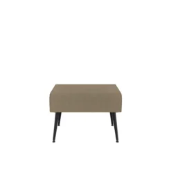 Pouf 1 place Modul@ - tissu V - pieds métal