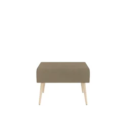 Pouf 1 place Modul@ - tissu V - pieds chêne vernis naturel