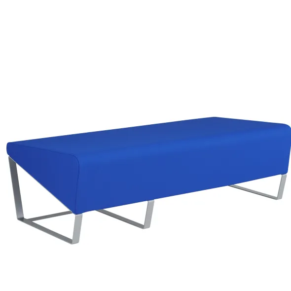 Pouf 3 places Facett II - tissu