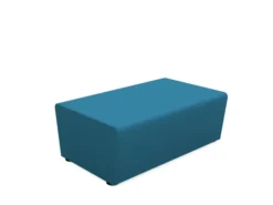 Pouf 2 places Mendi - textile enduit grainé