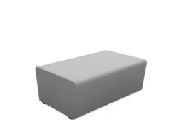Pouf 2 places Mendi - textile enduit uni