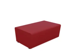 Pouf 2 places Mendi - textile enduit uni