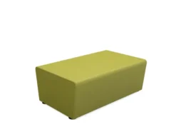 Pouf 2 places Mendi - textile enduit uni