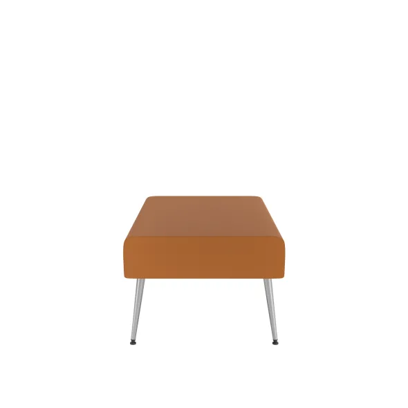 Pouf 2 places Modul@ - textile enduit - pieds métal
