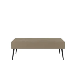 Pouf 2 places Modul@ - tissu V - pieds métal