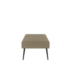 Pouf 2 places Modul@ - tissu V - pieds métal