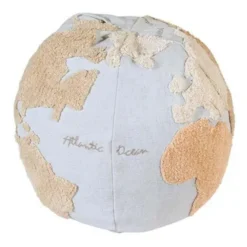 Pouf souple World Map - tissu