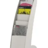 Présentoir fixe Courbo Slim - polystyrène - 6 cases - gris
