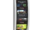 Présentoir mural Quick Fit System - polystyrène - 5 cases A5 - aluminium